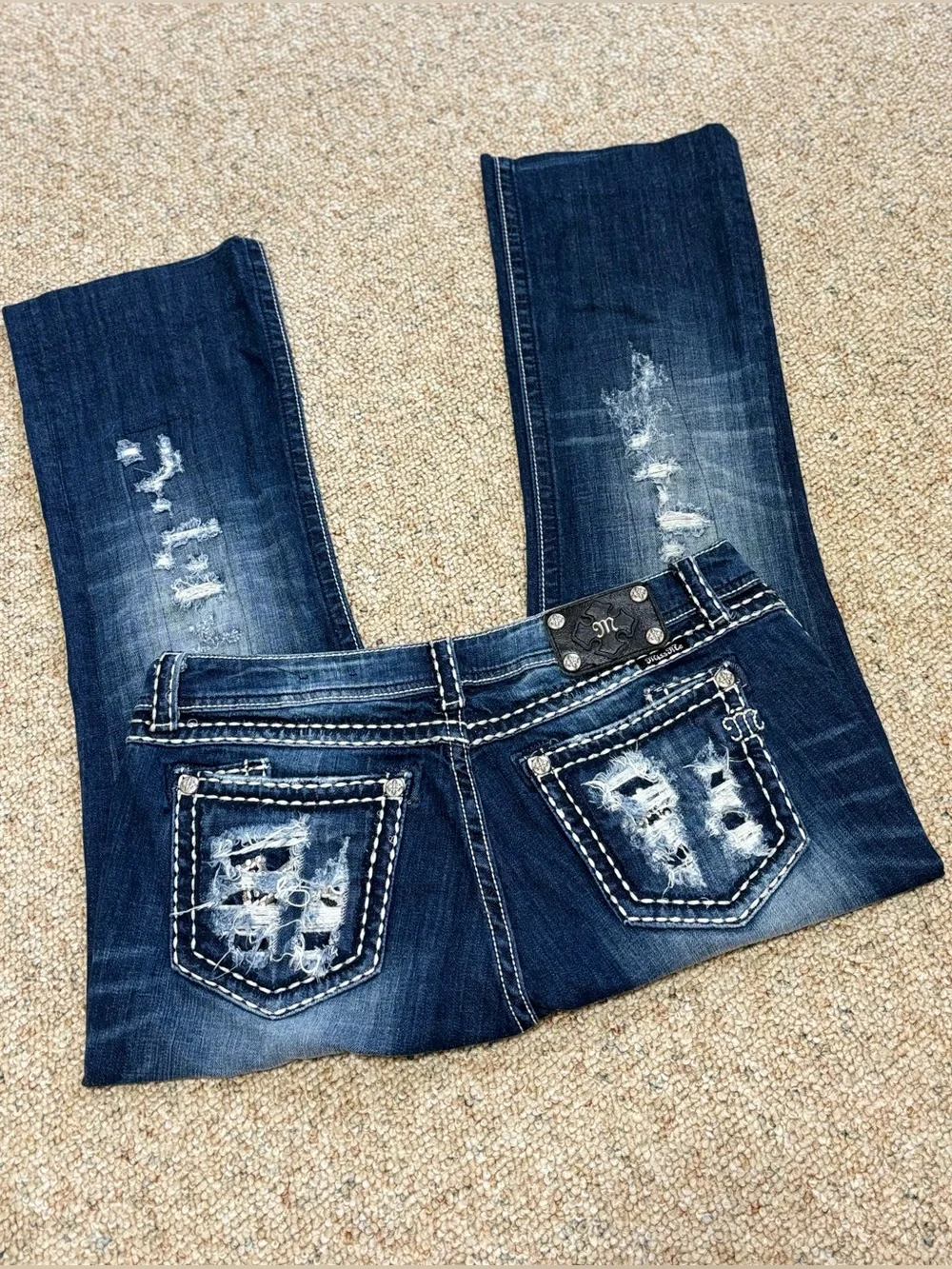 Miss Me Bootcut Distressed Jeans Women's Size 34